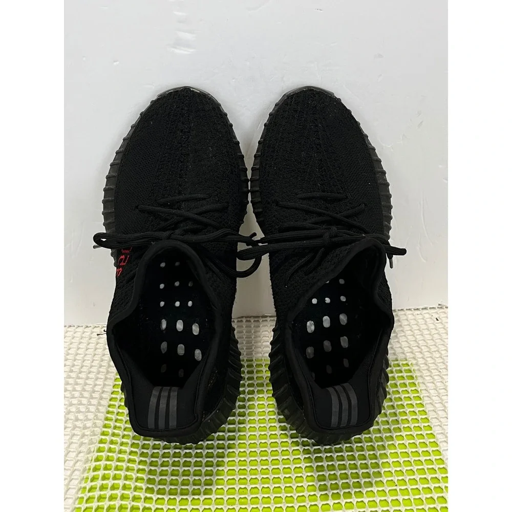 Adidas Yeezy Boost 350 V2 Bred Core Men's size 8 Black Solar Red CP9652